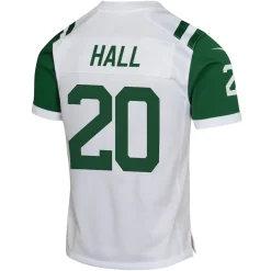 Jerseys|Kids^New York Jets Youth Nike Breece Hall White Classic Alternate Game Jersey