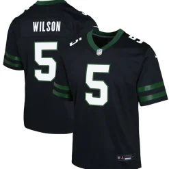 Jerseys|Kids^New York Jets Youth Nike Garrett Wilson Legacy Black Alternate Game Jersey