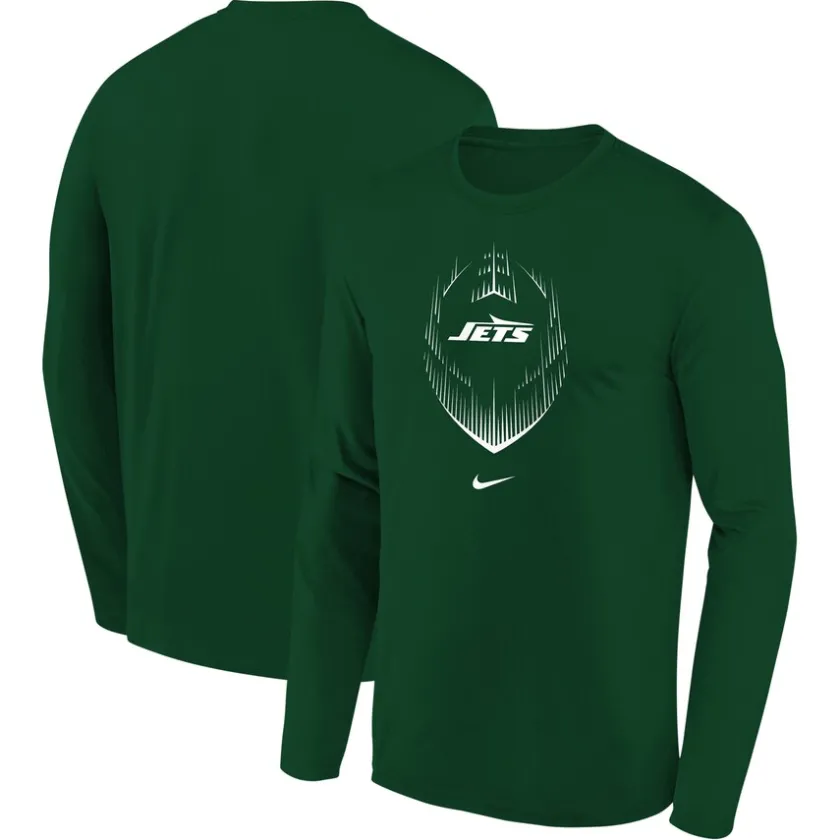 T-Shirts|Kids^New York Jets Youth Nike Green Legend Icon Long Sleeve T-Shirt