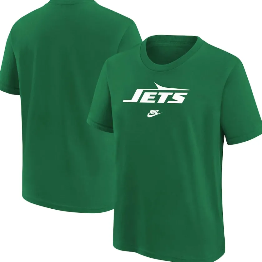 T-Shirts|Kids^New York Jets Youth Nike Green Rewind Essential T-Shirt