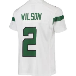 Jerseys|Kids^New York Jets Youth Nike Zach Wilson White Game Jersey