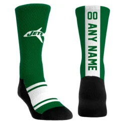 Shoes & Socks^New York Jets Youth Rock Em Socks Kelly Green Throwback Jersey Custom Crew Socks