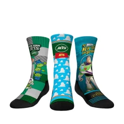 Shoes & Socks^New York Jets Youth Rock Em Socks Toy Story 3-Pack Crew Socks