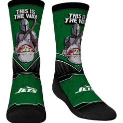 Shoes & Socks^New York Jets Youth Rock Em Socks 3-Pack Mandalorian Crew Socks