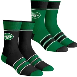 Shoes & Socks^New York Jets Youth Rock Em Socks Multi-Stripe 2-Pack Team Crew Sock Set