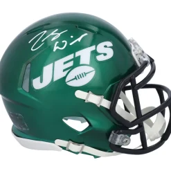 Autographed Items|Helmets^New York Jets Zach Wilson Autographed Riddell Speed Mini Helmet
