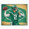 Photos^New York Jets Zach Wilson 16" X 20" Photo Print - Designed & Signed By Artist Brian Konnick - Limited Edition 25