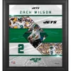 Photos^New York Jets Zach Wilson Framed 15" X 17" Stitched Stars Collage